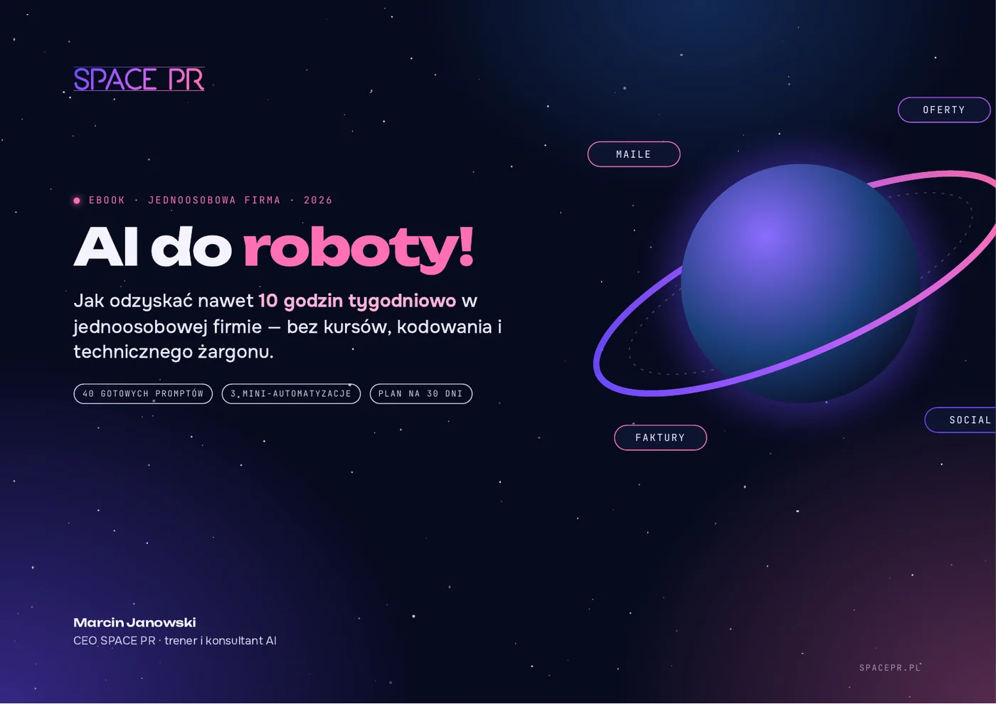Okładka ebooka „AI do roboty!”
